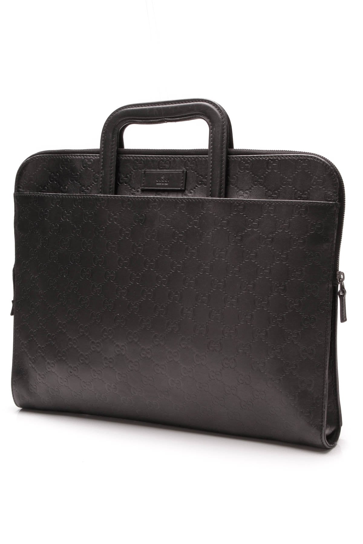 Vintage Briefcase - Black G*Gssima – Dackza Bags