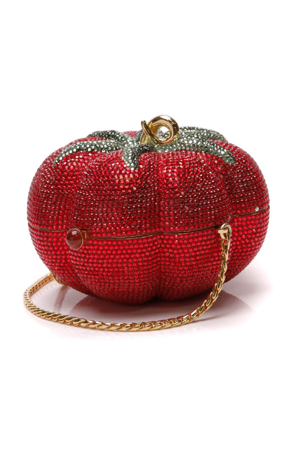 Tomato Minaudiere Crystal Clutch Bag - Red – Dackza Bags