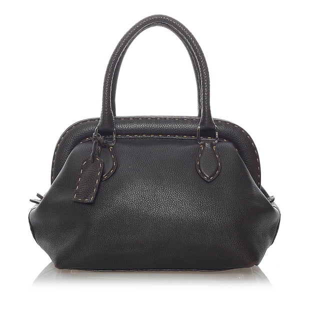 Fendi Selleria Leather Handbag (SHG-37198) – Dackza Bags