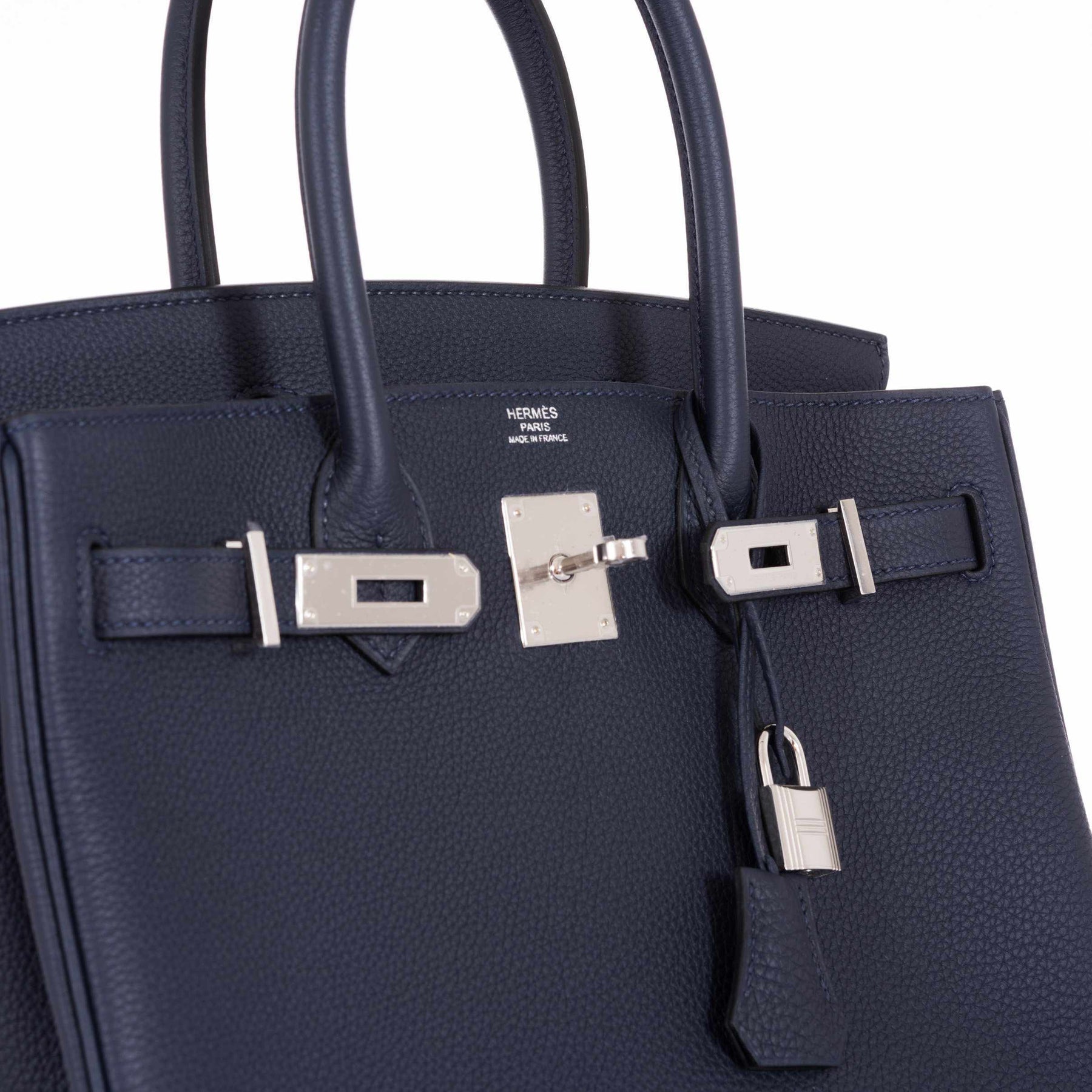 Hermes Birkin 30 Blue Nuit Togo Palladium Hardware – Dackza Bags