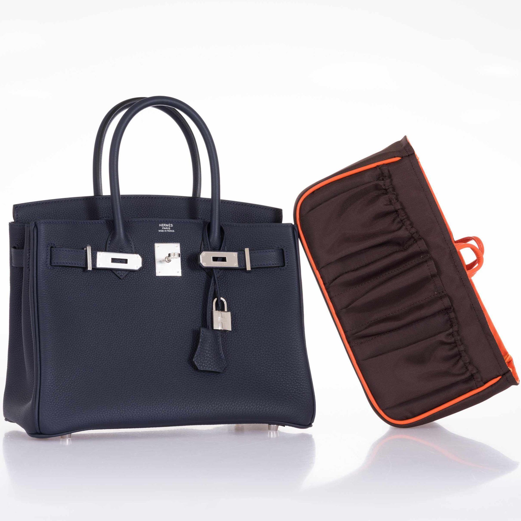 Hermes Birkin 30 Blue Nuit Togo Palladium Hardware – Dackza Bags