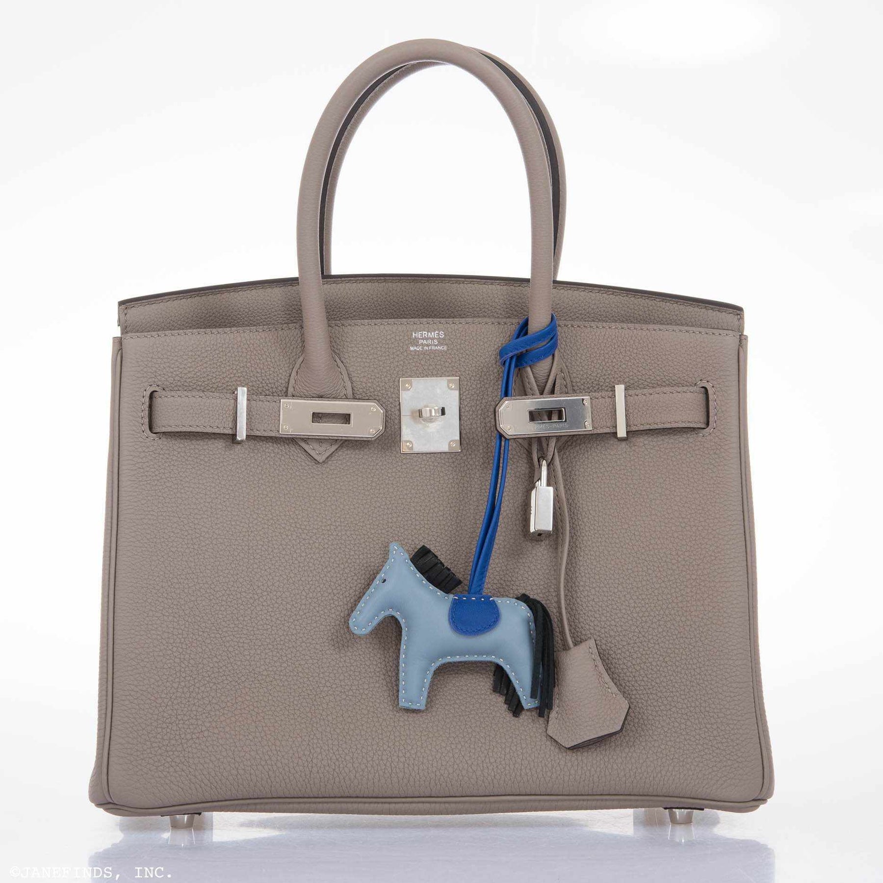 Hermes Birkin 30 Gris Asphalte Togo Palladium Hardware – Dackza Bags